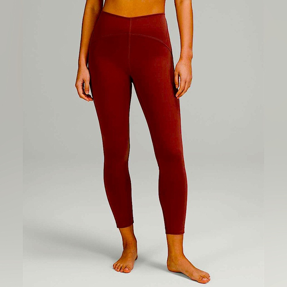 Like New! Lululemon InStill High Rise Legging 25” Size 10- Smokey Red